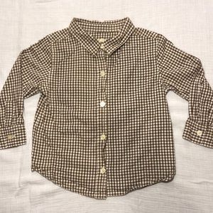 Olive juice checked shirt